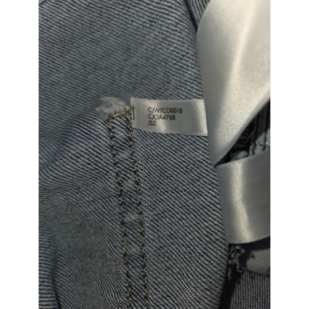 Calvin Klein Jeans Womens 14 Light Blue Denim Cotton Stretch Relaxed Fit Pockets - Picture 11 of 12
